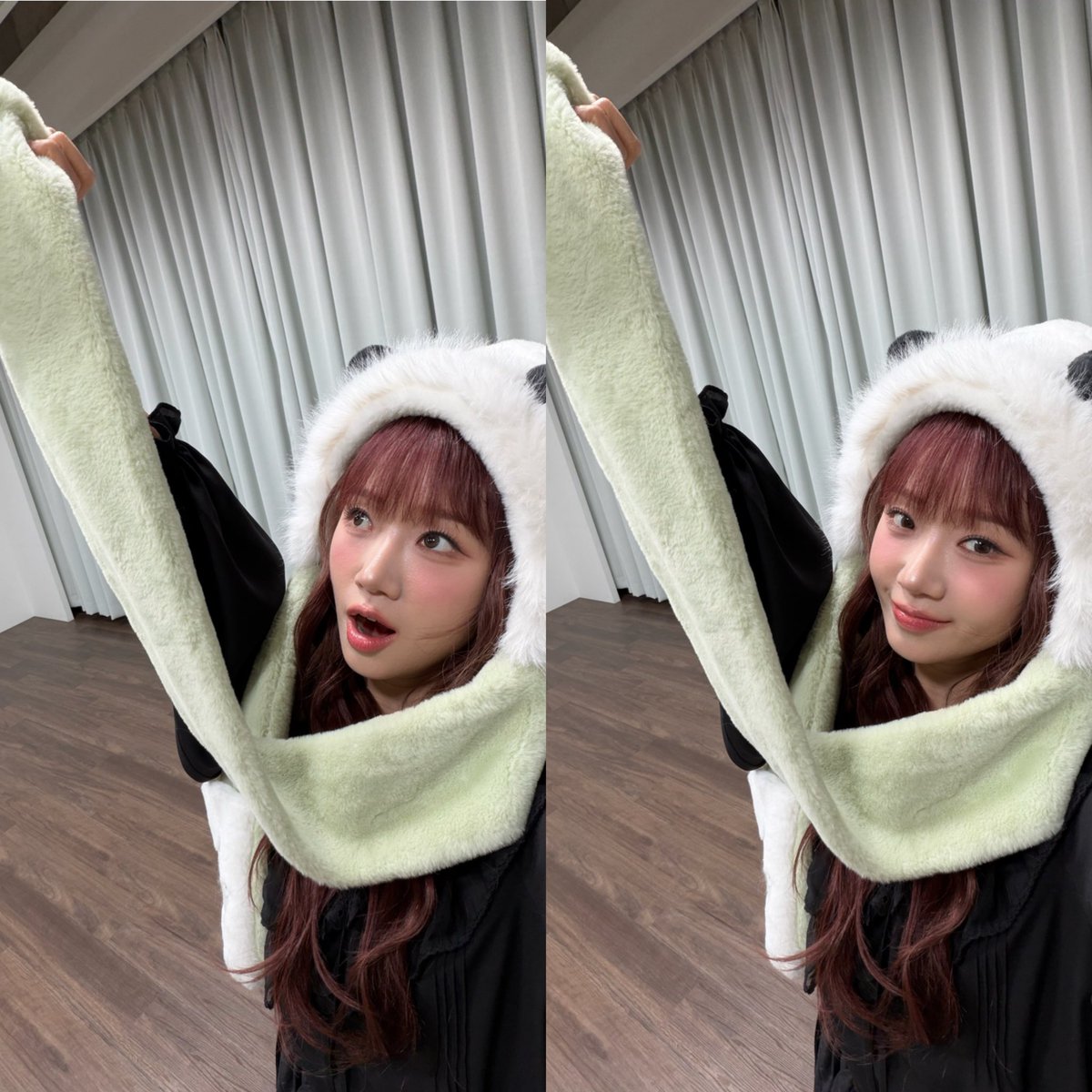 choikong_r's tweet photo. 🐼 월요팅 다들 🖤 https://t.co/akAvIXDf08