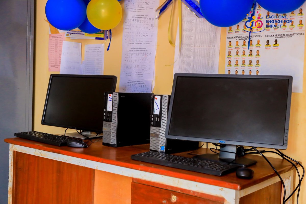 ClubNateete's tweet photo. Kibuuka Memorial Primary School Mpigi is now an ICT hub in the area. All these are fruits of the 10 days of Double Impact.
#EachOneEngageForImpact https://t.co/28JKyplSrl