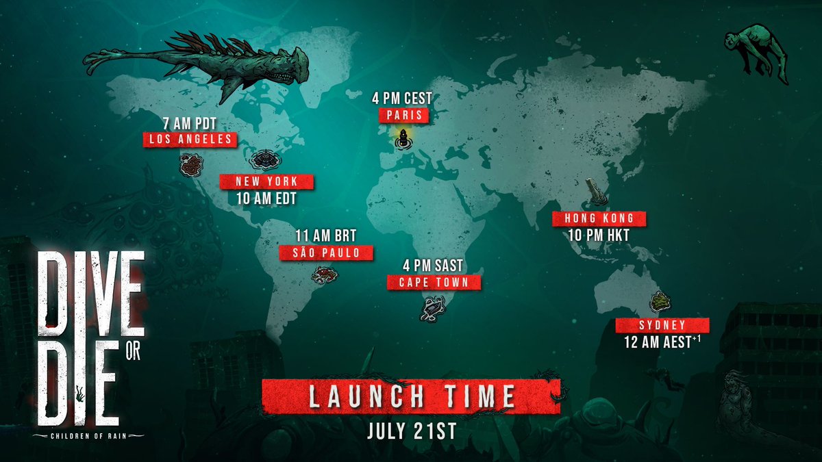 DropRateStudio's tweet photo. TikTok, the clock is ticking. 
Only 2 days remain before the Flood. 
Set your alarms for July 21... and prepare to dive! ⏰ https://t.co/KmeISxOgAr