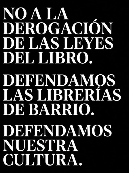 laruedanoticias's tweet photo. ES UN HdP... él y todo su entorno
El Gobierno envió al Senado un proyecto para derogar la Ley del Libro y la Ley de Defensa de la Actividad Librera. Leyes que regulan y protegen parte de la cultural. La eliminación ES un ataque a nuestra identidad cultural. Es un #culturicidio https://t.co/outvmfpsHg