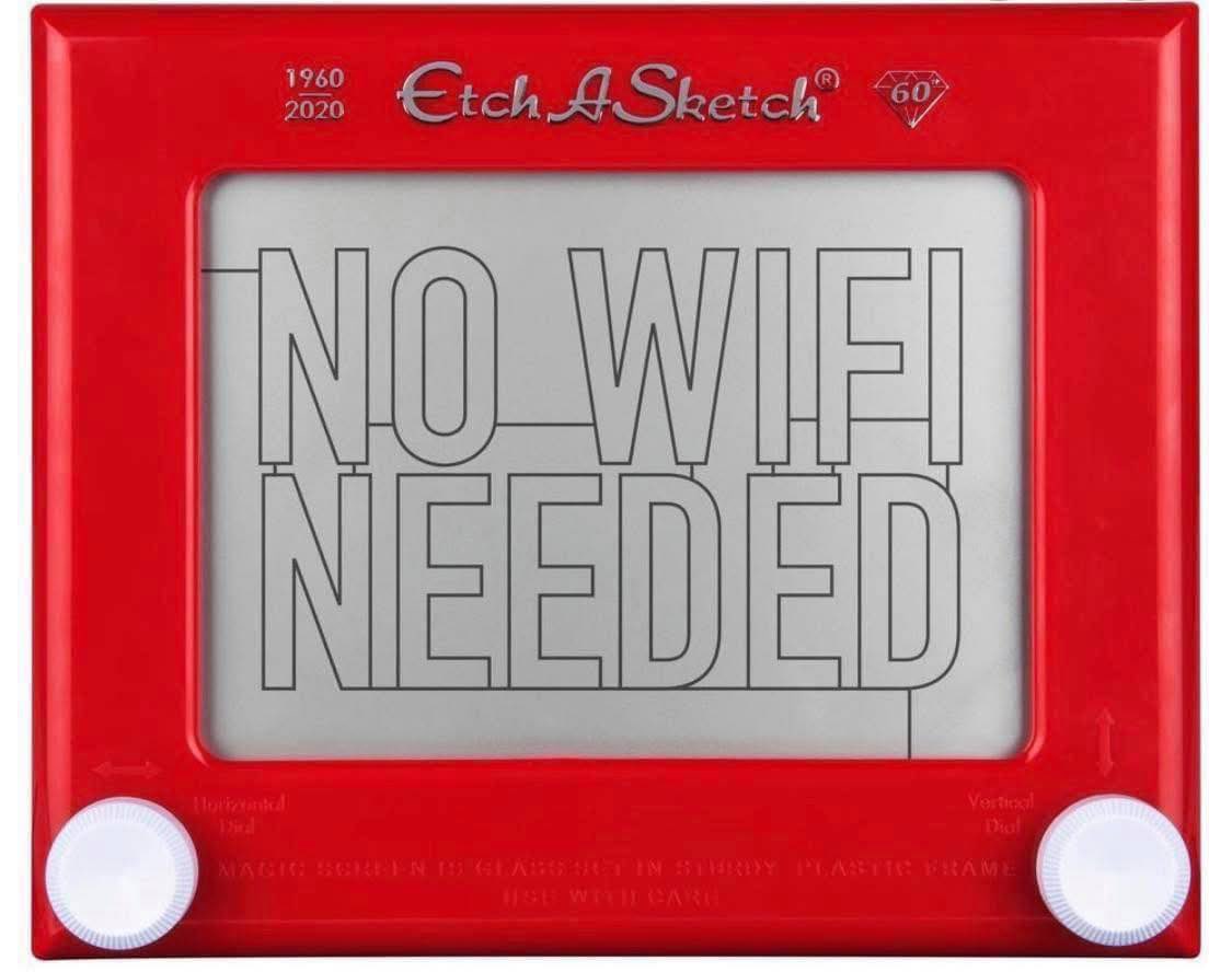 SolihullUpdates's tweet photo. #EtchASketch the world's favourite drawing toy ✍️ did you have one? #BackInTheDay #Solihull
Kids these days have phones and tablets, but we had this and did our best to conjure up some artistic masterpieces - despite the fact you had to draw using one continuous line! https://t.co/IPwmXFmOU3