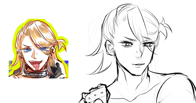 nonterrabyd's tweet photo. Why I draw him looking more and more like haaland... https://t.co/NTM9B7lhid
