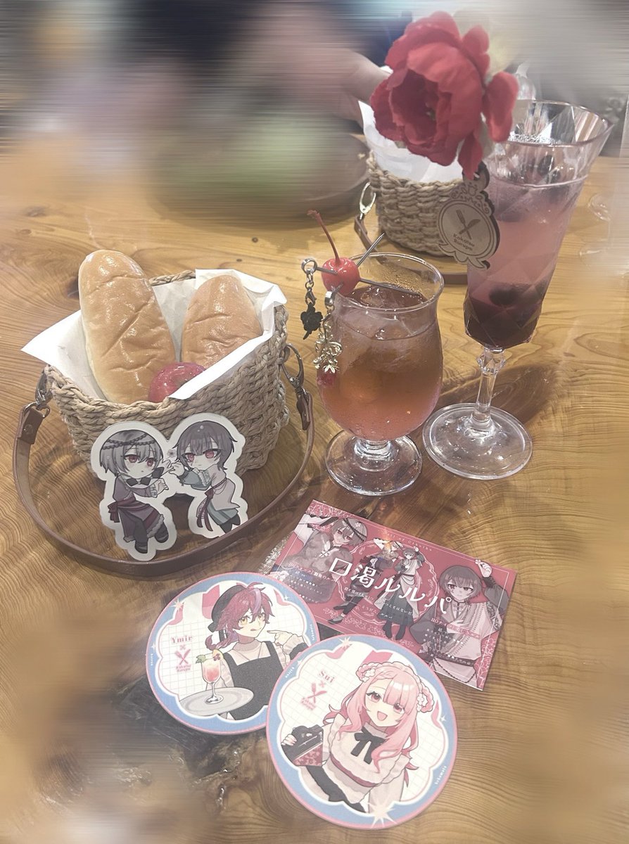 rtse_28rpg's tweet photo. 𓈒ㅤ𐙚 ࣪ 𓈒 ꒰  口渇ルルパ 06.27.  ꒱ 

黒うさぎコラボ行ってきました𖤐 ̖́-
子PL達と行けて楽しかったです
ｲﾒｶｸも自陣HOﾙﾙ.ﾙﾊﾟで1つのドリンクを
作っていただいて感無量でした
改めてｺﾗﾎﾞ開催おめでとうございます❣️🍽
. https://t.co/zM3Bvzzvlw