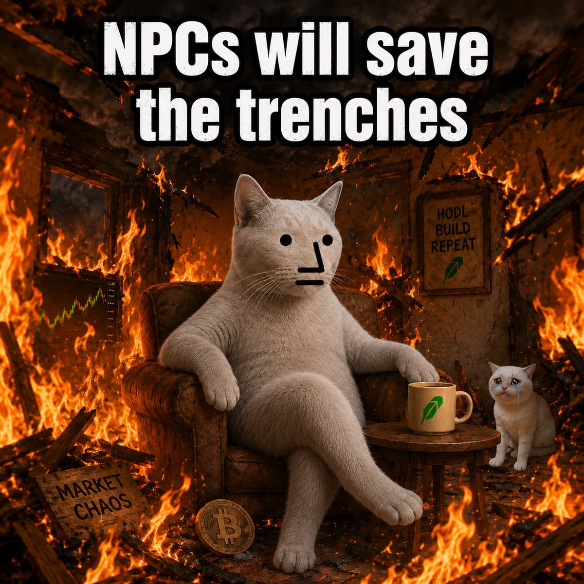NPCatRobinHood's tweet photo. Non-Playable Cats are here to stay.

So much more is coming. https://t.co/Ue7Bimyw06