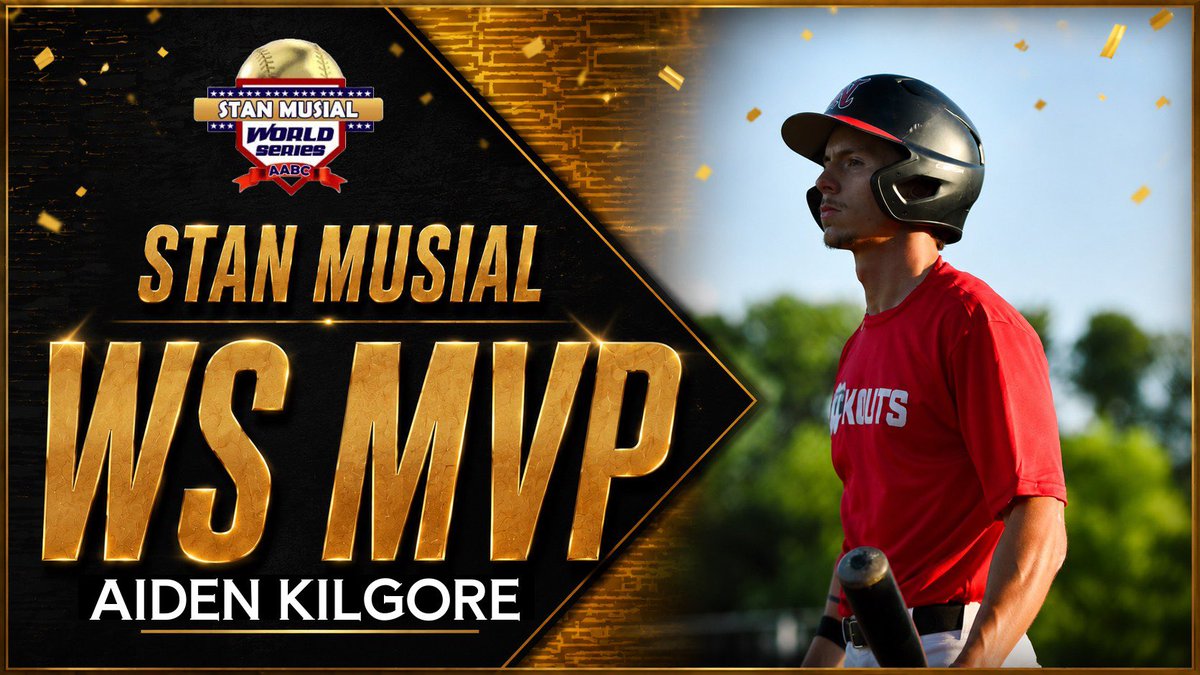 OklahomaLookou1's tweet photo. 𝑺𝒕𝒂𝒏 𝑴𝒖𝒔𝒊𝒂𝒍 𝑾𝑺 𝑻𝒐𝒖𝒓𝒏𝒂𝒎𝒆𝒏𝒕 𝑴𝑽𝑷: Aiden Kilgore (@kilgore_aiden): @SavageStormBSB 

🔥 6-9 (.667) 
💪 2B &amp; 5 RBI
💨 3 R &amp; 1 SB
👀 3 BB
✅ Tournament MVP 
🏆Stan Musial WS Champions https://t.co/O19lISgTDa