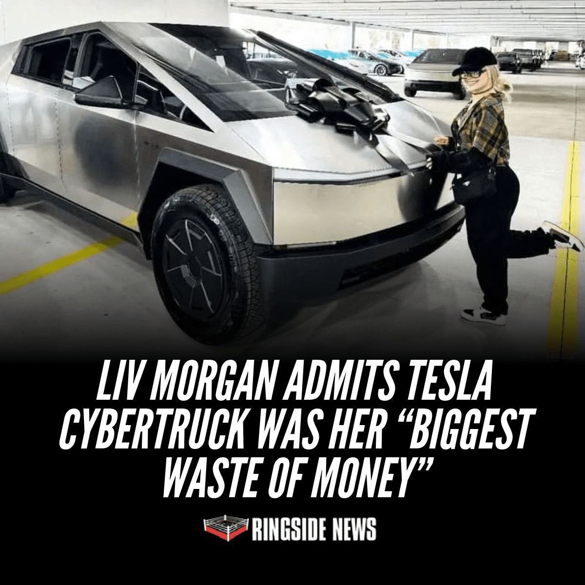 LivvyTrouble's tweet photo. @TaleTyrin @jade_fuchsia Though we now know she bought the Cybertruck due to gas shortages…

Plus she admitted she’s basically never driven it 😕

*I think on the Internet we have a habit of 2 + 2 =5 &amp; sometimes we see patterns which aren’t there https://t.co/UusKknsyLS