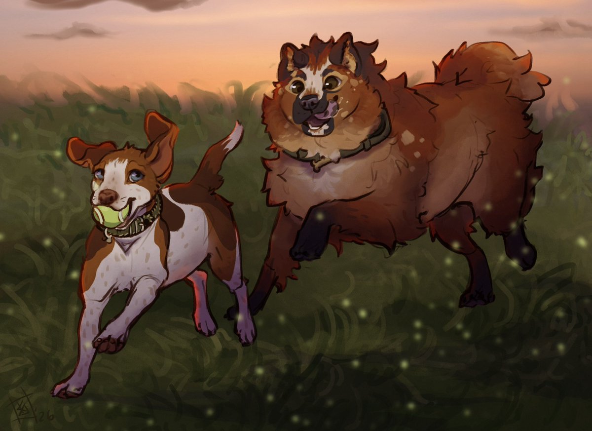 baja_bash's tweet photo. Artfight attack against @takaalive_ !!! Oh to be a dog frolicking in the fields without a care in the world 🥹 https://t.co/Cv9l9gMYjY