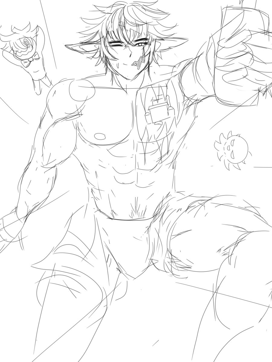 Zerriuz's tweet photo. Wip... Btw hi X!!

#Baraartist https://t.co/ILjt1SH2AV
