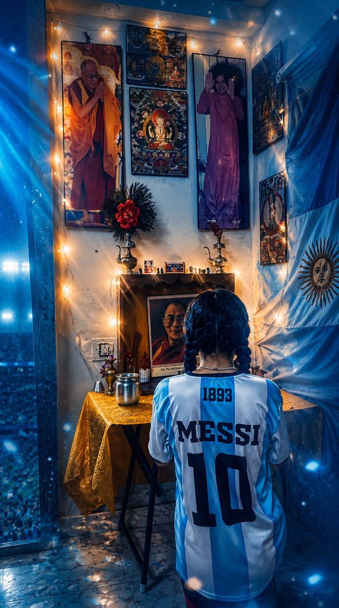 HikaBieber's tweet photo. 🌍⚽ 🐐 ✨
#FIFAWorldCup #WorldCupFinal #Argentina #VamosArgentina #Football #Final #OneGameOnePassion https://t.co/rMfUIH4AhY