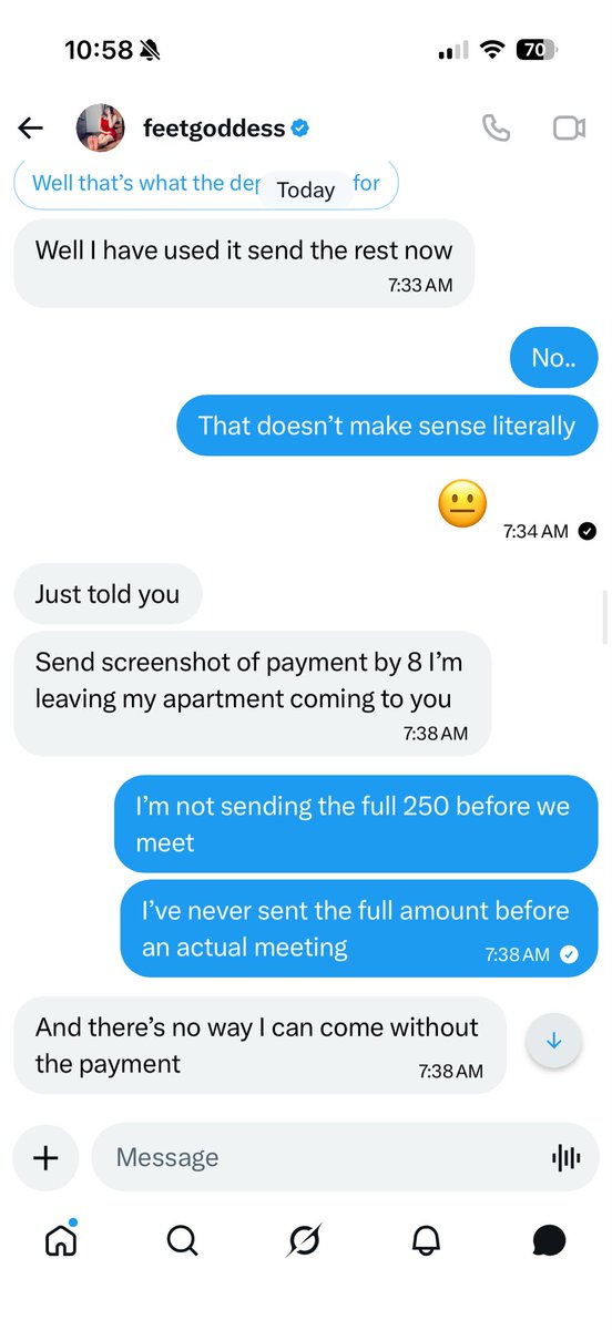 john29176's tweet photo. Well since I’m blocked please don’t be like this person https://t.co/6gkOVc1mbM