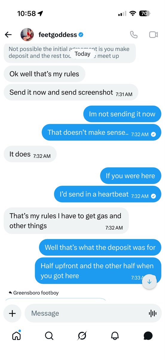 john29176's tweet photo. Well since I’m blocked please don’t be like this person https://t.co/6gkOVc1mbM