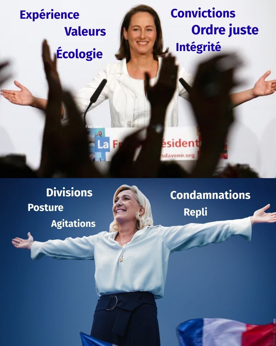 teamSegolene's tweet photo. Derrière un même geste (toujours préférer l'original à la copie), deux visions de la politique.
L'une a le sens de l'État.
L'autre construit sa carrière contre les institutions.
#teamSegolene
#primairesocialiste 🌹 https://t.co/JCaipr3P5u