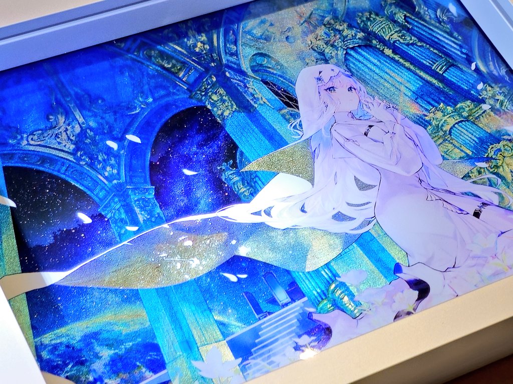 orcacentsr's tweet photo. @miku_emori スパム扱いされて表示されないみたいなので別アカから
イベントお疲れ様でした。今回お迎えさせて頂いた@rswxxイコモチさんのダイカットアクリルめちゃくちゃ綺麗です。他にもBLUEGHOST、REDGHOSTなど気になる作品を間近で見られて楽しかったです。写真いっぱい撮ったんですけど全部弾かれてしまって… https://t.co/U712NxclcX
