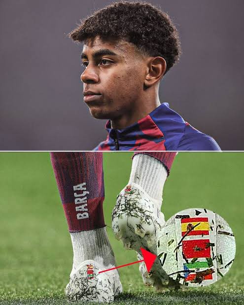 Aalaska_1's tweet photo. Aos 19 anos, Lamine Yamal chegou à final de uma Copa do Mundo carregando a bandeira de três países: Espanha (onde nasceu), Marrocos (país de origem de seu pai) e Guiné Equatorial (país de origem de sua mãe) ++ https://t.co/R5smsiKgVe