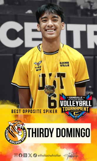 thelastwhistler's tweet photo. (4/7) π§΅#GamevilleFilNationSelect Season 3's BEST OPPOSITE SPIKER
UST - THIRDY DOMINGO
Trivia: Yes, he is the younger brother of former FEU's Ced Domingo https://t.co/BdyrvBjTjo