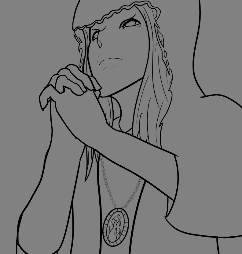 AkulChange's tweet photo. OUT OF VACATION AND BACK TO THE DRAWING TABLET WIPs!!

First on the list is Amelia because there will never be enough of her https://t.co/QXksUazlaG