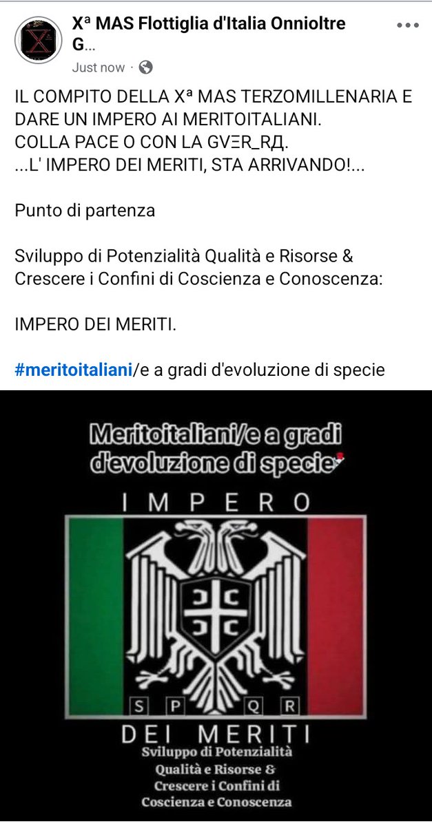 XMASFlottiglia's tweet photo. Sangue e meriti devono scorrere insieme. 
Un impero vero, e il popolo italiano tramutato in un APERTO popolo nobile meritevole, meritoitaliano! https://t.co/aEETgiC2FM
