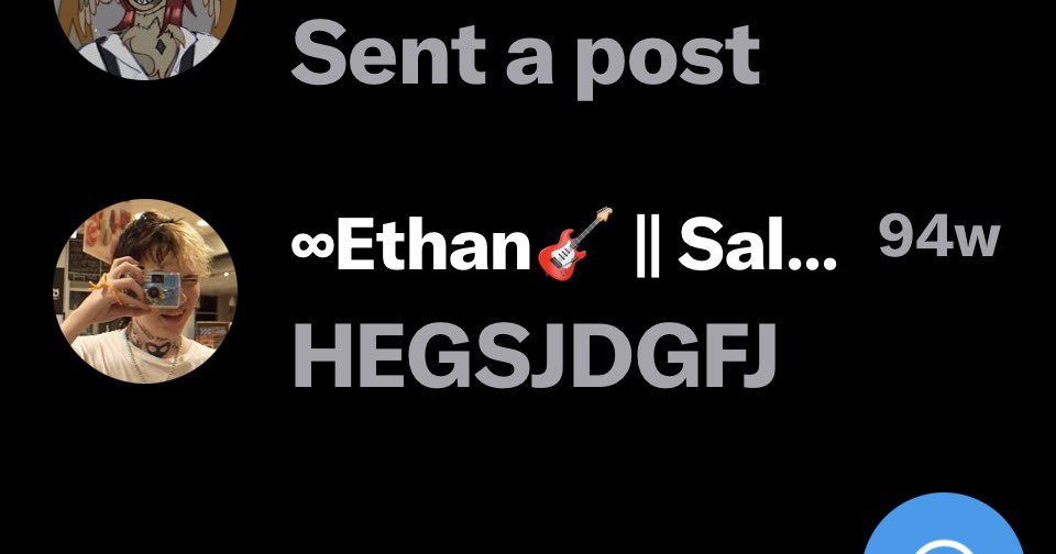 FoxkinGenlosing's tweet photo. I still have my DMs with Ethan’s old account open 😭 https://t.co/3OTnCvs90X