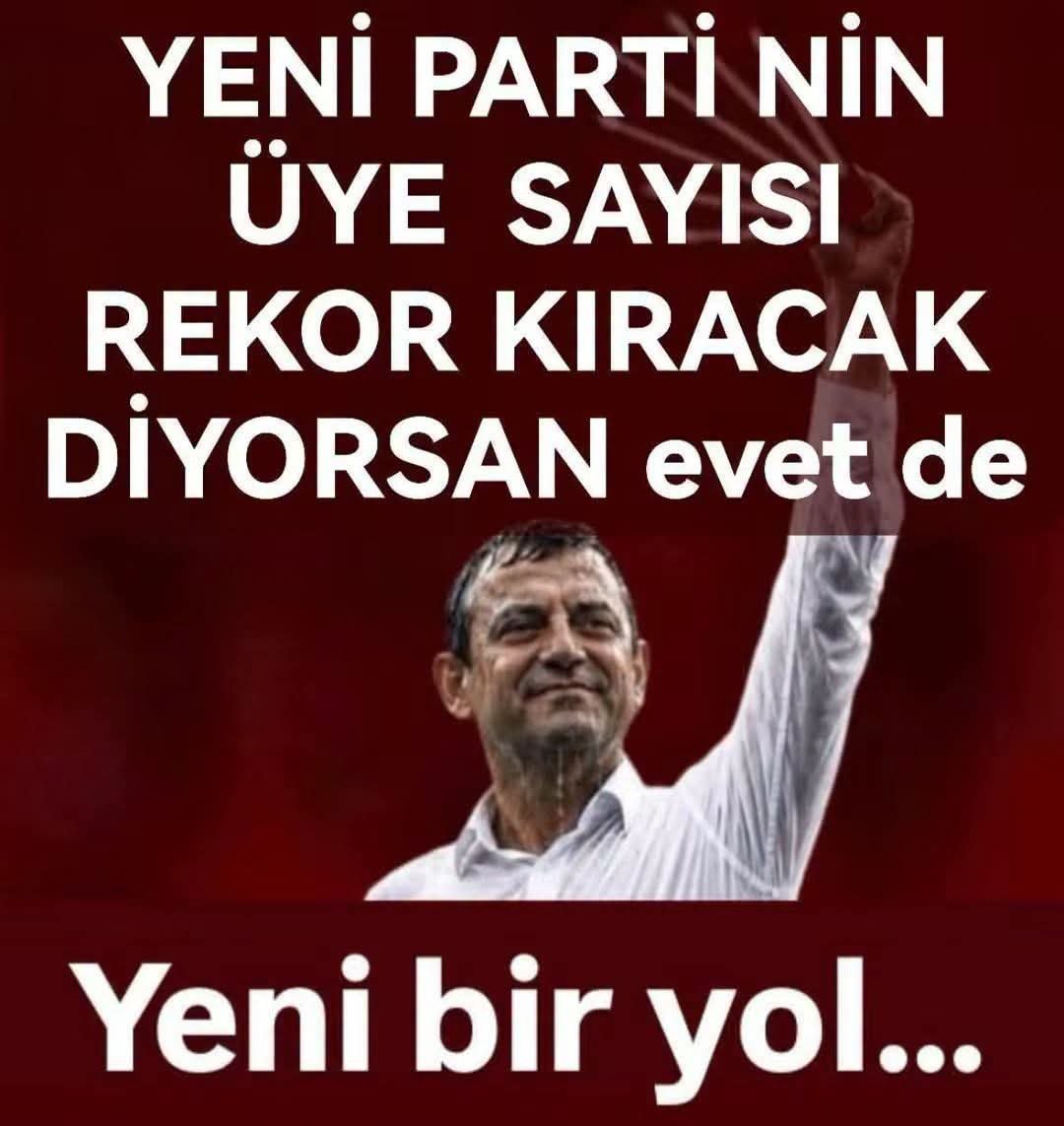 ahcelik257778's tweet photo. 🇹🇷 EVET, EVET, ÇOK BÜYÜK REKOR FARK KIRARAK ÜYELERİMİZLEN FUL ÜYELİĞE KATILACAĞIZ REKOR KIRACAĞIZ.
TEŞFİKÇİ AKP VE UŞAKLARI BUTLANCI  HİZETKARKARINIA İNAT YENİ PARTİYE ÜYE OLACAĞIZ.❤️📍 https://t.co/BCER9QX7xc