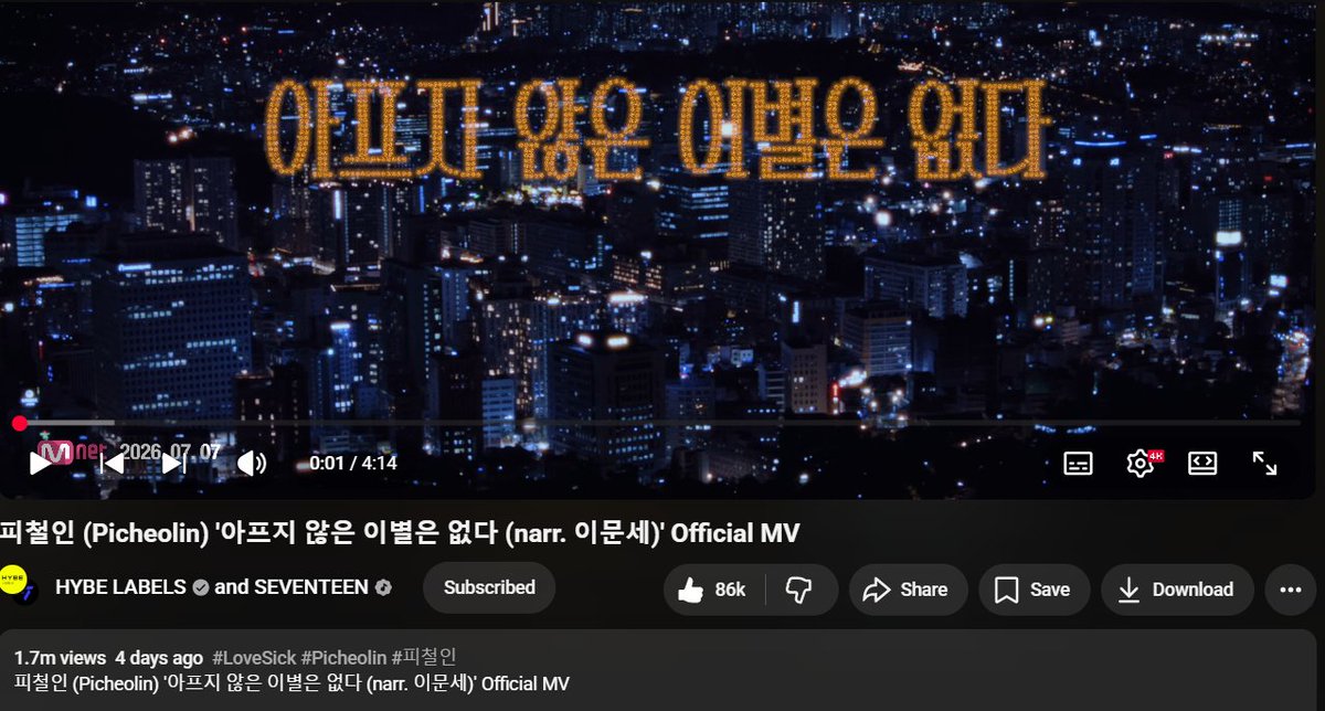 alonewolf_05's tweet photo. Utterly dissapointed!!  17.7 million carats on youtube, atleast half of them could watch MV, 13.5 million on x,atleast half of them could stream on platforms,remove those who went against whole album ,remove cubics who don't generally listen to svt music,atleast we could make it upto 5M? and look at the streams below even after 3-4 days.ITS SO HARD TO CHOOSE BIAS IN SVT,where is that attitude when it comes to supporting their music??
(this msg doesnt apply to those who genuinely watched mv and streamed/ing the song,you did great)