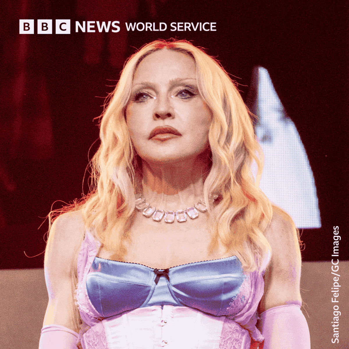 bbcworldservice's tweet photo. Madonna spent more than a year chasing a long-held dream: performing at the Fifa World Cup final.

"I've been bugging and harassing my manager for over a year about it."

But this isn't about promoting her new album, Confessions 2. For Madonna, it's about finally ticking something off her bucket list: "I'm just a really big football fan... and it's always been my dream."

🎧 More on The Arts Hour: https://t.co/KKumTLc5EX