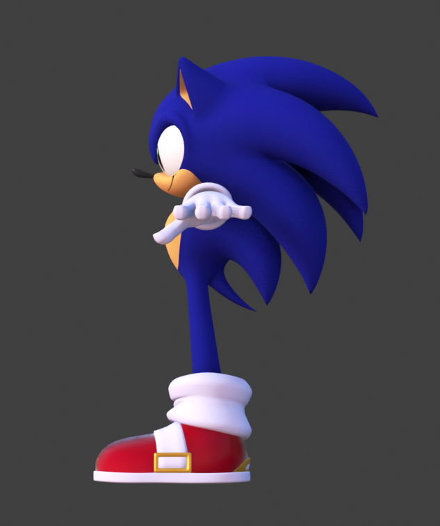 Jukobut3's tweet photo. If this became the new Sonic model, how would y’all feel?
Model by me and @FlamingFoxProd https://t.co/A8htgcoAlN