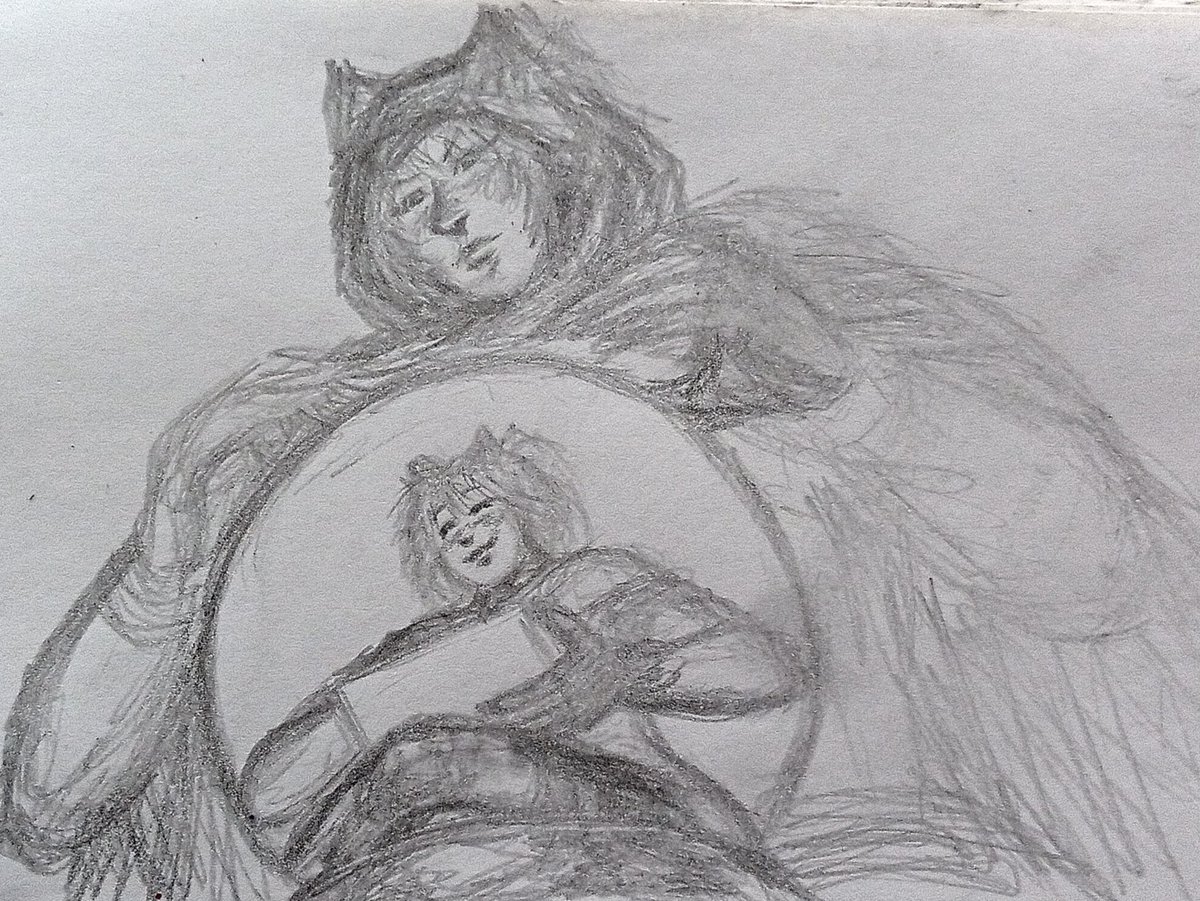 ethelbelfeline's tweet photo. PREview / PRE-PRoduction / (Work-In-) PRogREss / PRocEss

sKETch

[HD]

Another example of my artist's block - I intended to draw a complex piece,so I kept postponing it,waiting for the best time to do it...but I ended up drawing this last-minute roughsketch

#rkgk #indieartistry https://t.co/PLejd80pma