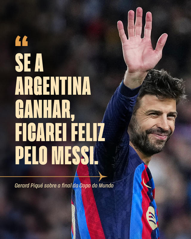 sportv's tweet photo. COMO ASSIM, PIQUÉ?!🤡🇪🇸

Gerard Piqué, campeão do mundo em 2010 com a Espanha, deu essa declaração sobre a final da Copa do Mundo de 2026! Que loucura!😵‍💫

🗞️: Diário As

*Contém texto alternativo

#CopaNaGlobo #ViveNaGente #Espanha #Pique #Messi https://t.co/NlYQIiacvG