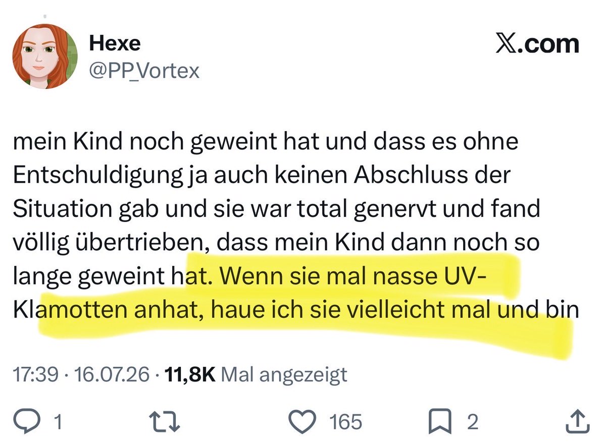 annaaagainstra1's tweet photo. @PP_Vortex Und weißt Du, was richtig krank ist? So eine Aussage von einem Erwachsenen: https://t.co/yEwdxOX69Q