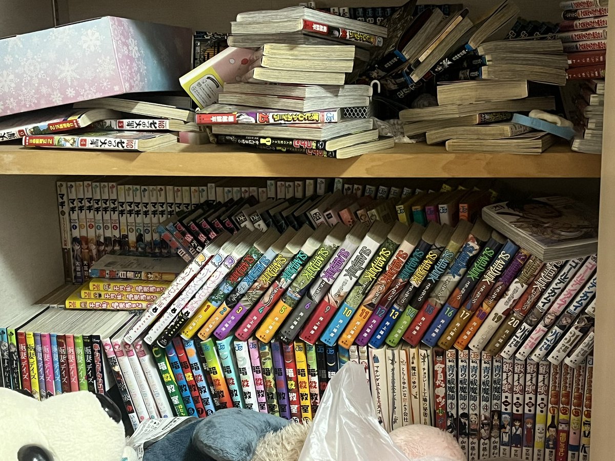 illlvvl's tweet photo. 劣悪な収納環境2  もう1つちゃんとした本棚があってそっちはちゃんとキチリと入れてる https://t.co/ZywC2HBPDX