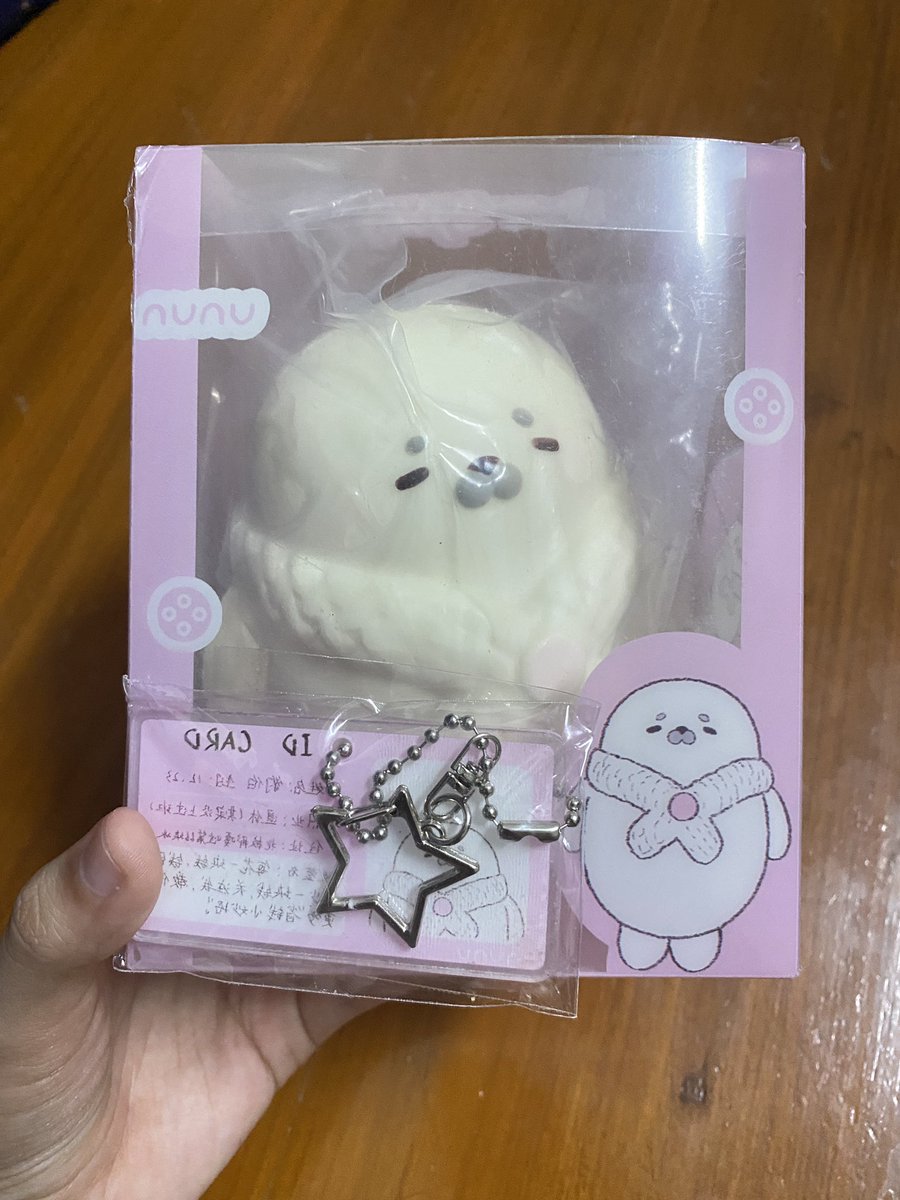 rainmeow_pre's tweet photo. น้องแมวน้ำ nunu พร้อมส่งในไทย1ตัว 310฿ มี id card ครบค่า🌟🦭💖 https://t.co/Y64siUrkJ3