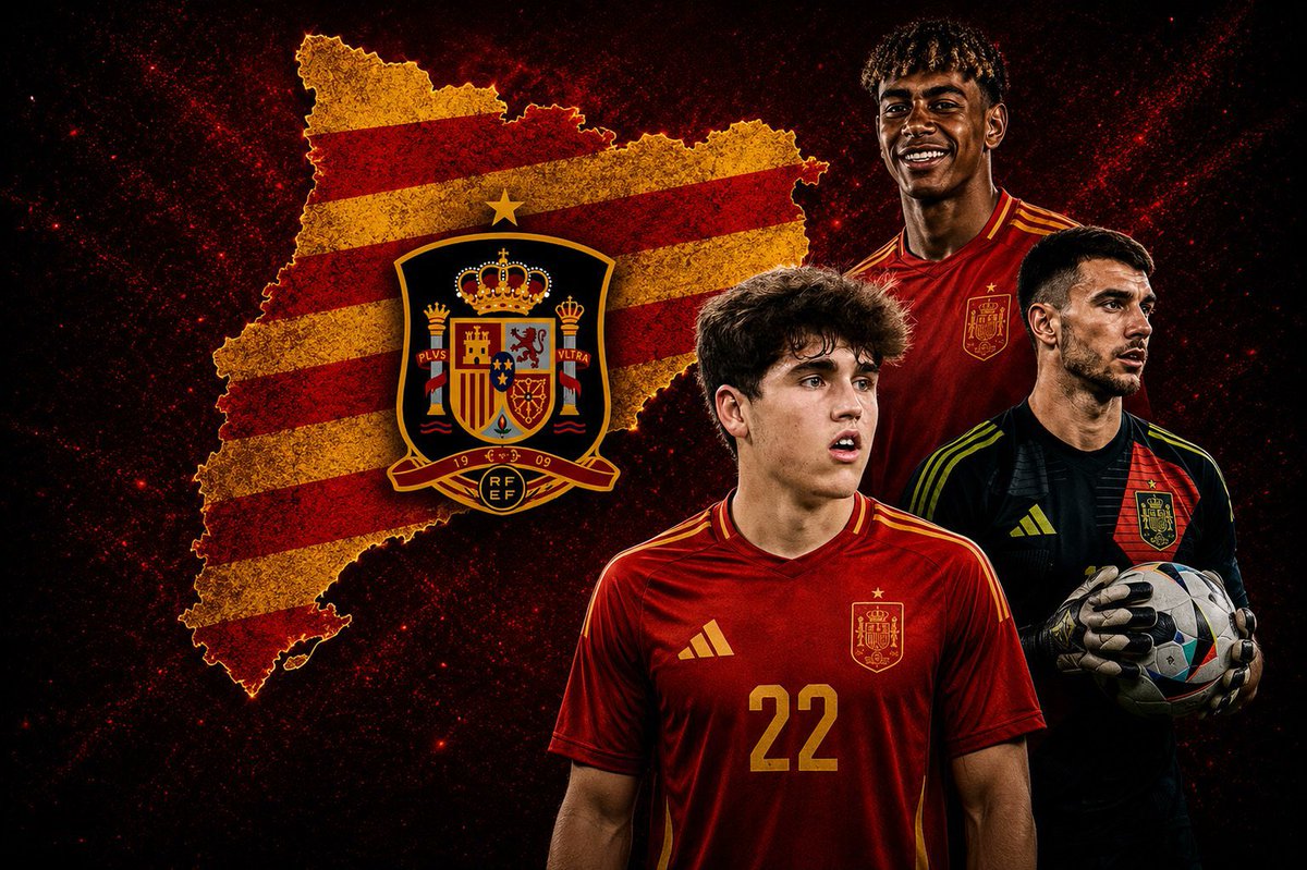 BarcaInsight_ID's tweet photo. 🇪🇸 Pemain Timnas Spanyol berdasarkan wilayah asal :

Catalonia — 9 pemain

David Raya
Joan García
Eric García
Pau Cubarsí
Marc Cucurella
Marc Pubill
Dani Olmo
Lamine Yamal
Víctor Muñoz

Andalusia — 3 pemain

Álex Baena
Gavi (Pablo Páez Gavira)
Fabián Ruiz

Madrid — 2 pemain

Rodri (Rodrigo Hernández)
Marcos Llorente

Valencia — 2 pemain

Ferran Torres
Alejandro Grimaldo

País Vasco (Basque Country) — 5 pemain

Unai Simón
Aymeric Laporte
Mikel Merino
Mikel Oyarzabal
Nico Williams

Castile and León — 2 pemain

Borja Iglesias
Yeremy Pino

Castilla-La Mancha — 1 pemain

Pedro Porro

Galicia — 1 pemain

Martín Zubimendi