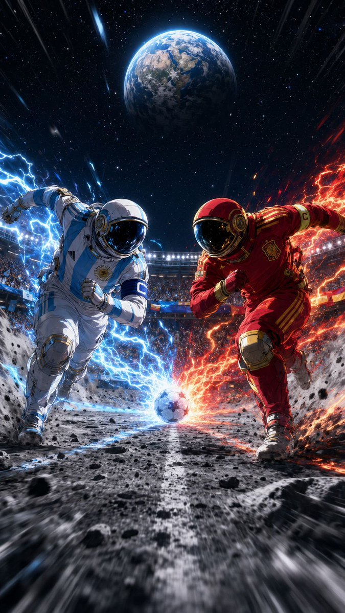 GOALMOONTOKEN's tweet photo. 🛰️ FINAL MISSION

After 103 matches, only two teams remain.

🇦🇷 ARGENTINA vs. SPAIN 🇪🇸
🏆 FIFA WORLD CUP FINAL
⏰ 12:00 PM PT

One match. One champion. One final MOAL. 🌕

Who lifts the trophy today—and what’s your score prediction? 👀

⚽ ONE TEAM.
🤝 ONE COMMUNITY.
🌕 ONE MOAL.

#FIFAWorldCup #WorldCupFinal #ARGESP