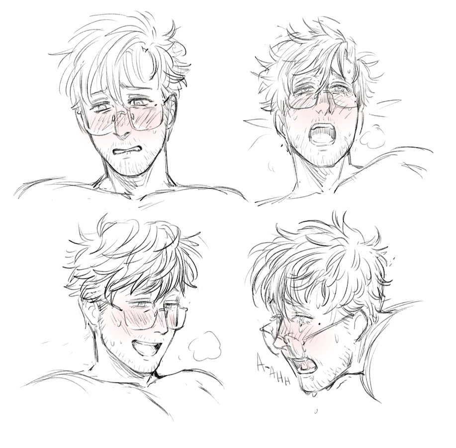 feriofreak's tweet photo. today's daily grace just some r18 expressions lmao maybe draw bodies for them later.... https://t.co/w0n0WjOG5P