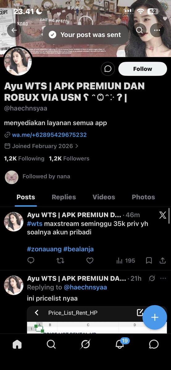 giselIeg's tweet photo. Wtb wts ROBUX YT PREM DISNEY NETFLIX SPO wtb wts hati hati @haechnsyaa scamm!!! #zonauang #zonajajan https://t.co/QoMD9lZFVj