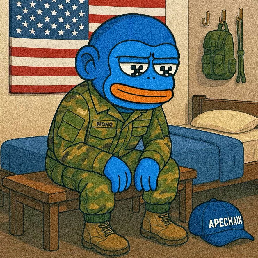 AxloDoit's tweet photo. Come on, Wong. You are a soldier and a warrior; don’t give up now. Every battle makes you stronger. 💪💪 @wongonape @ragnar_meme #wong #stronger #war #battle #Ape https://t.co/BdVCzAmBQY