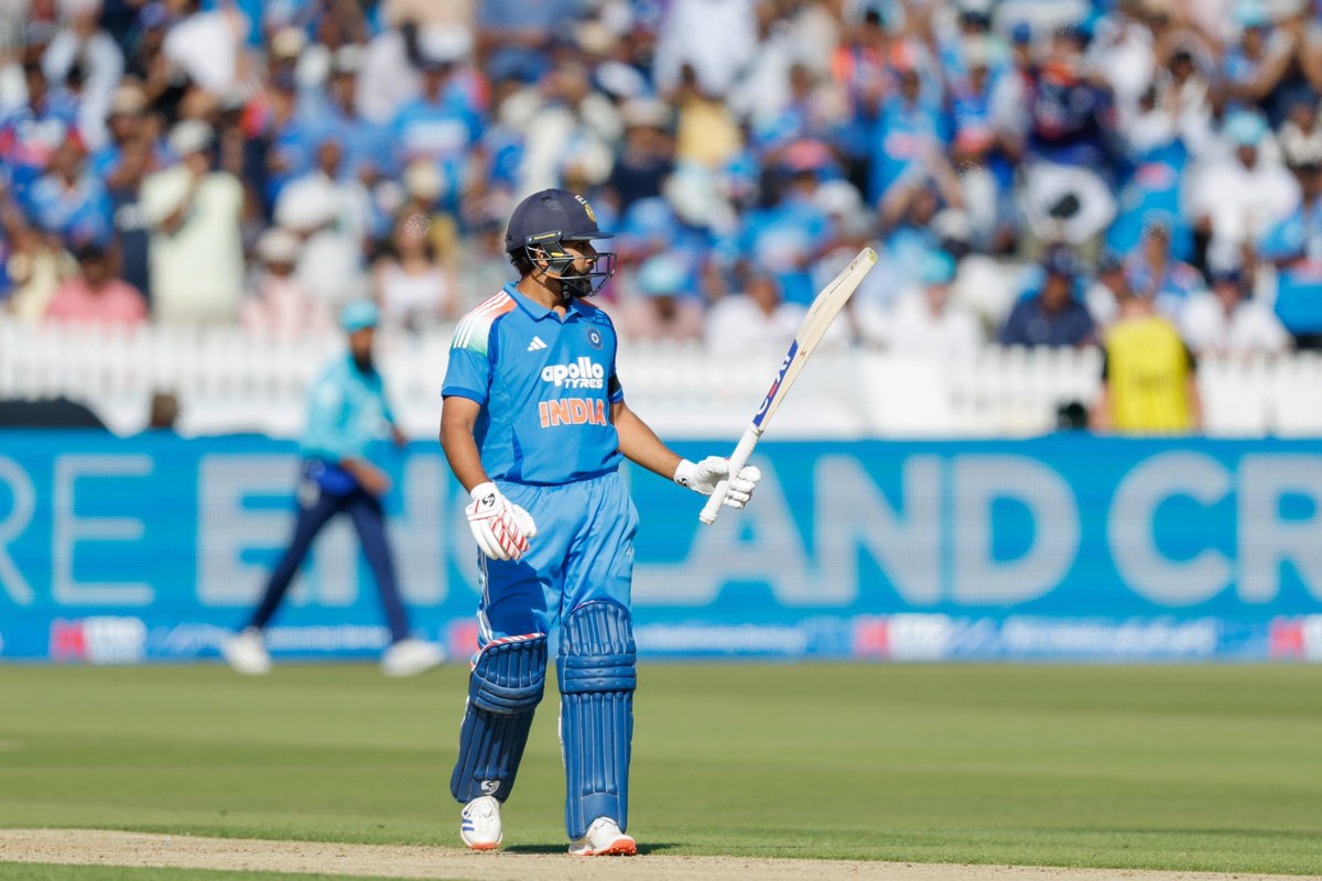 Abhilakh007's tweet photo. The vintage Rohit Sharma 
#rohitsharma
#indiavsengland https://t.co/zIqT7eTTge