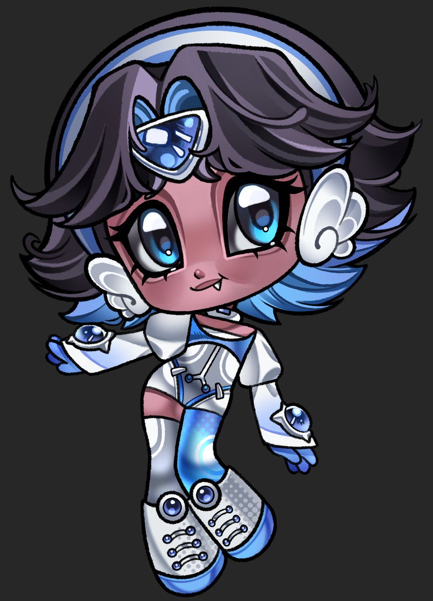 ChokoVtuber's tweet photo. I've been working on and experimenting with new styles for creating my mech. I've been studying and taking courses on semi-realistic rendering, and I think I really like this style! I plan to continue developing it more in the future. ✨ #chokogalery https://t.co/a4goKY0Bmn