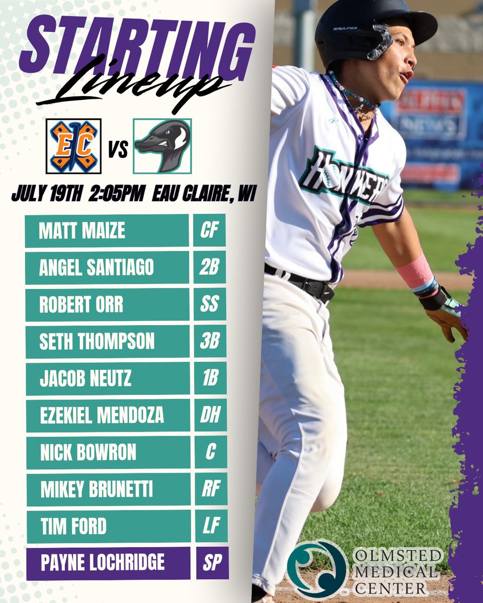 RochHonkers's tweet photo. HONKERS ARE READY TO FLY IN WISCONSIN!!!

Starting lineup presented by @olmstedmedicalcenter https://t.co/IdT0yJ8k4p