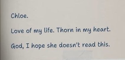 starstrc's tweet photo. i have to say one thing decknine really ate with and that im never getting over is

“chloe. love of my life. thorn in my heart.” https://t.co/fXS06YaUBg