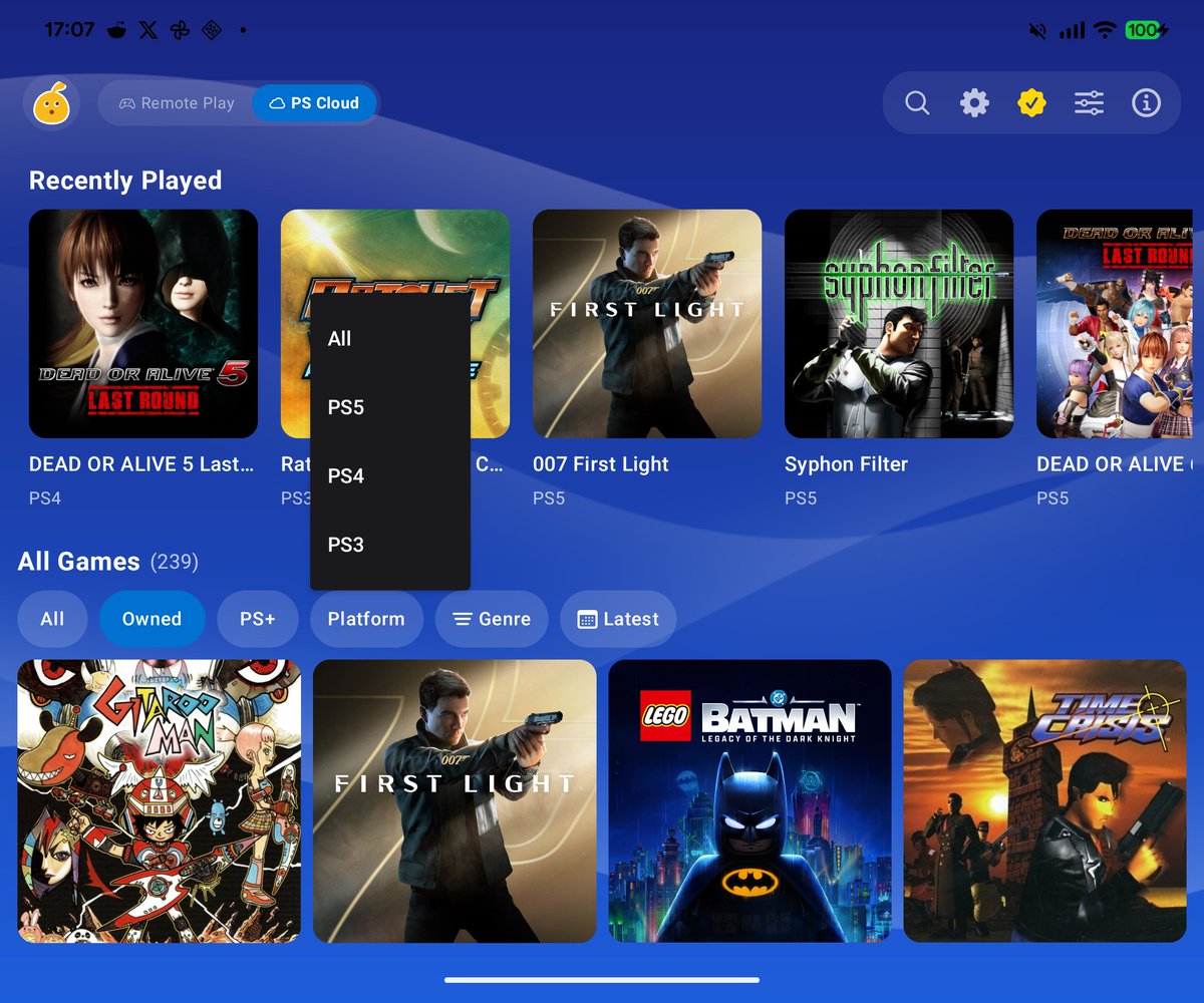 Asobi: PlayStation Remote Play tweet media