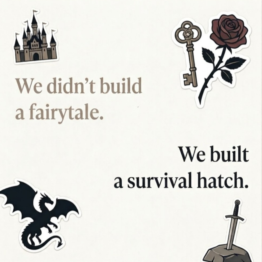 willowflame1996's tweet photo. Sometimes the most important castle is the one you build underground. 🖤 A gentle reminder that resilience and building your own sanctuary are just as powerful as chasing an ideal. What’s your 'survival hatch'? 🚪🗝️ https://t.co/XuCfhcxi4R