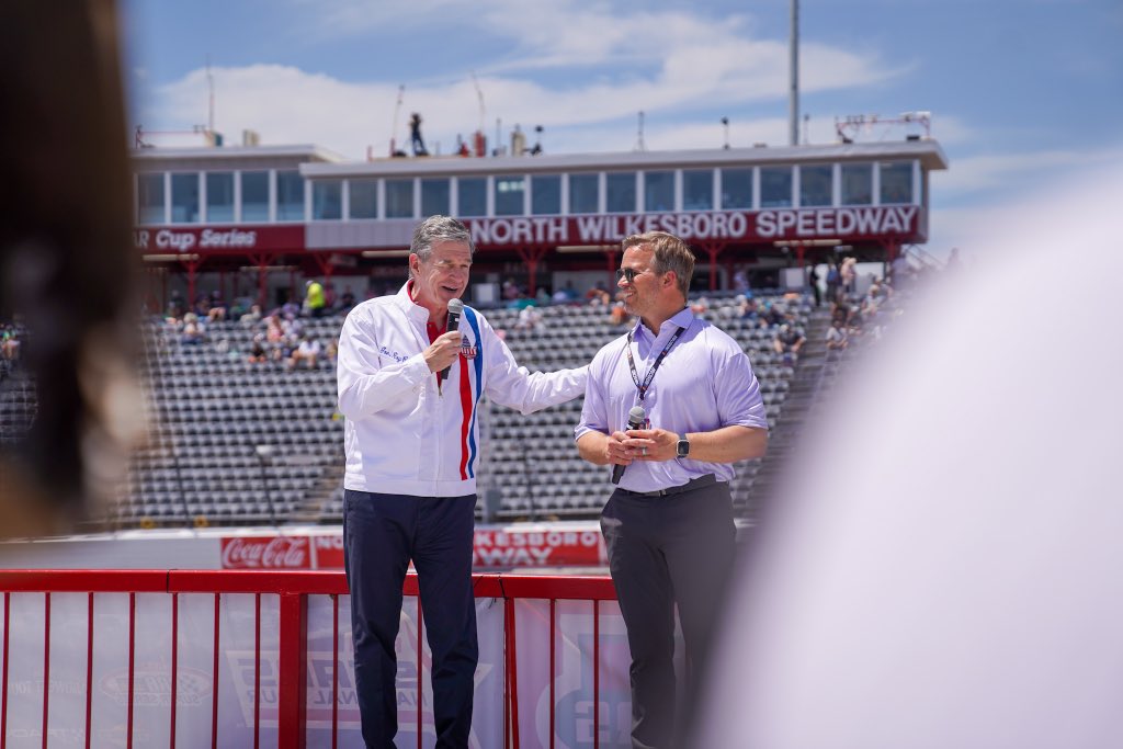 RoyCooperNC's tweet photo. Happy race day, North Wilkesboro! We fought to bring the speedway back to life and I’m excited for today. https://t.co/NwQU0yrwKd