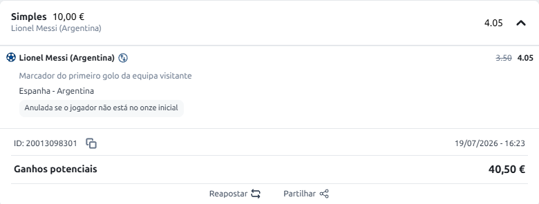 Bellocas7's tweet photo. Dia 42 | Boosts PT 🇵🇹
Mais três boosts para a Final, achas que batem?
Resultado ainda hoje 👇
Dia 41: -8€ | Acumulado: +370.20€
#BoostsPT #Mundial2026 https://t.co/1560qtjcHY