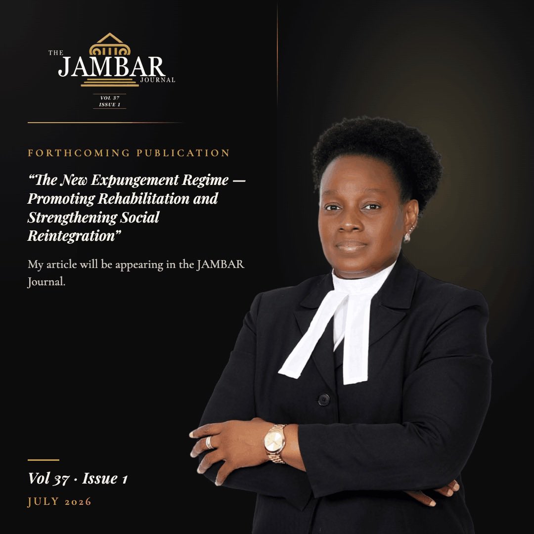 jambar1973's tweet photo. Happy Sunday!  New Expungement ❎ Regime, Emergency Procurement 📑, Questions Left Open from Fay Chang Rhule 📜decision and Clarifying Rule 1.8 of the Court of Appeal Rules ⚖️! 
All this and more in the JAMBAR Journal Volume 37 Issue 1 coming 🔜 ! 
#jambar #jambarjournal #excited https://t.co/pJMk7KkxVA
