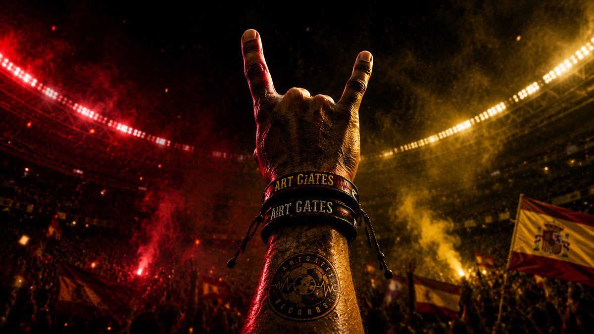 ArtGatesRecords's tweet photo. Metal has no borders. Football unites us all. 🇪🇸🤘

Today we’re cheering for Spain.

Good luck to Argentina, and may the best team win ❤️‍🔥 https://t.co/nkvrXBt7bY