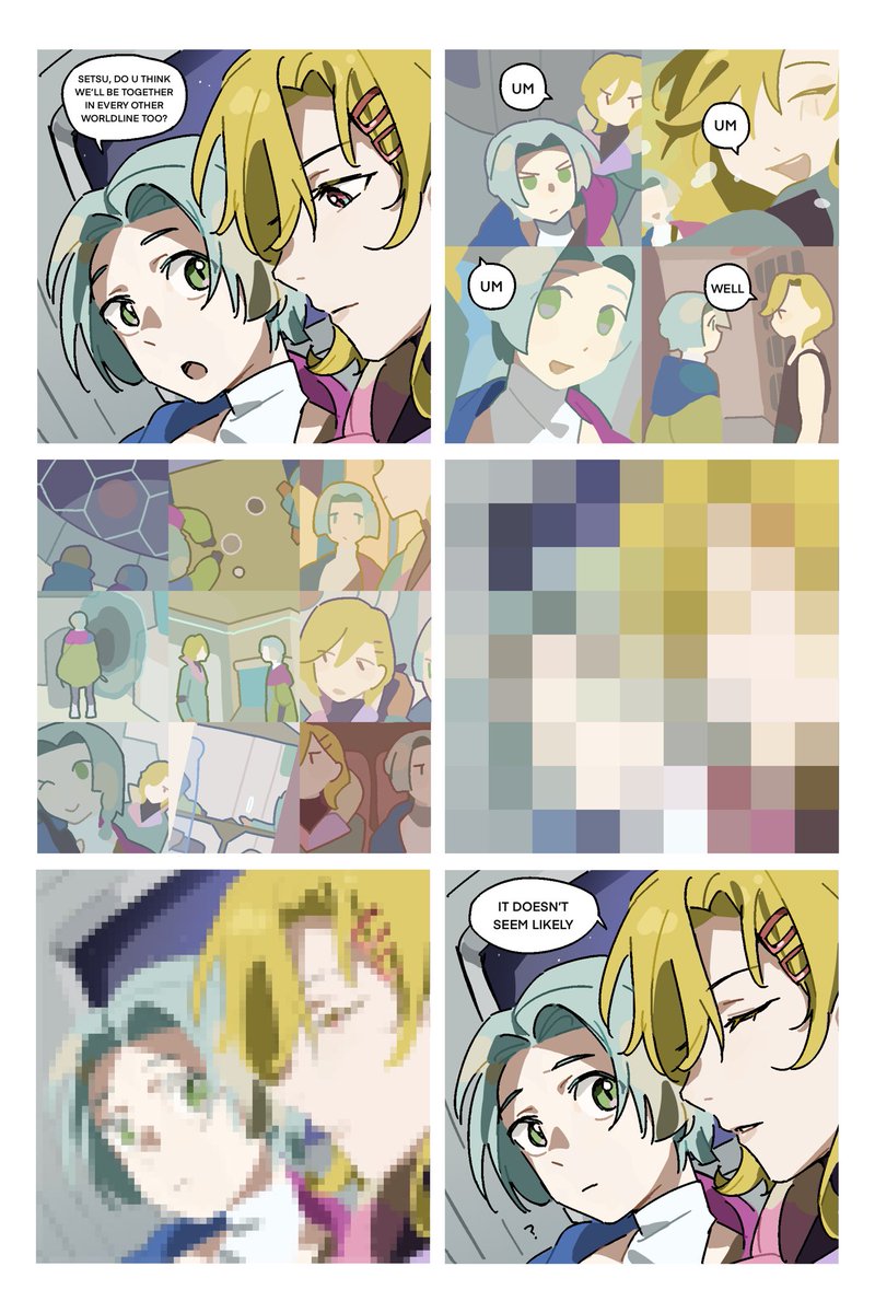 lnvt0301's tweet photo. #グノギャラリー 
「塞思，你觉得我们在其他世界线也会一直在一起吗？」
「…大概不会吧」

画了很合适的meme，原图出处在上一条RT https://t.co/yEqGqCS3On