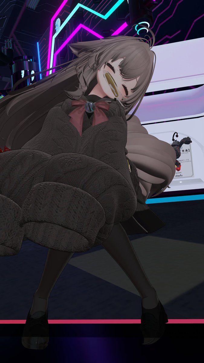 YuNa7Mi's tweet photo. フルトラで寝落ちしかけたわー🐑💤
#kaguya3D #フルトラわー https://t.co/EKrtAMJDns