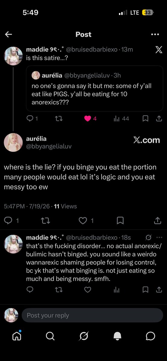 maddie ୨ৎ⋆.˚ tweet media