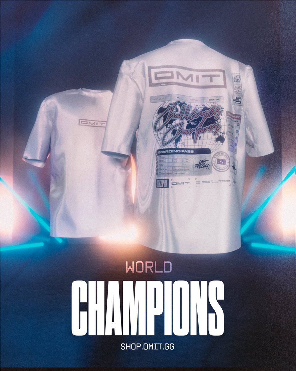 OMiTGG's tweet photo. DRESS LIKE A CHAMPION 🏆💎 

B2B Champions tee, Available now. 👇🏻 https://t.co/5iB3L3qnfD